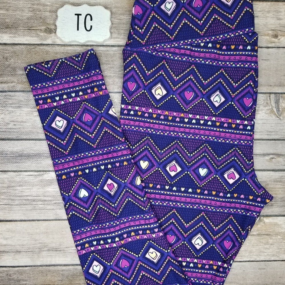 TC LuLaRoe Valentines Leggings